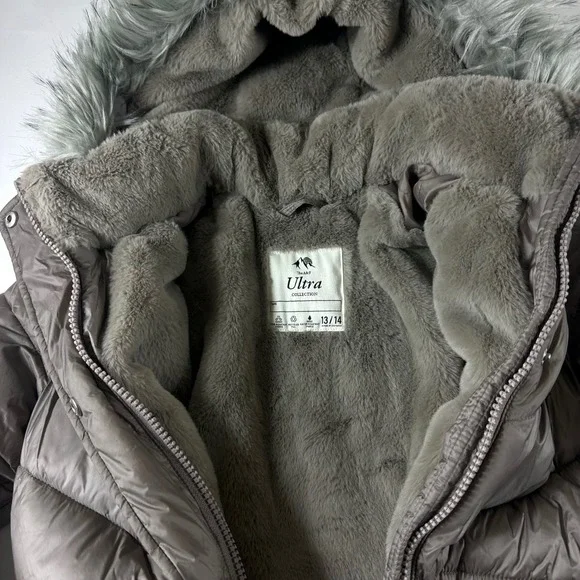 Lot of 2 Abercrombie & Fitch Ultra Collection Girl's 13/14 Puffer Parka Jackets - Picture 12 of 12